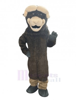 Muskox mascot costume