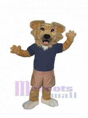 Yellow Dog Mascot Costume Animal