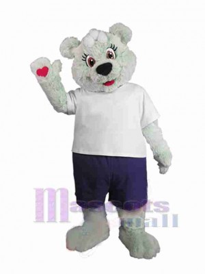 Lovely Female Bear Mascot Costume Animal