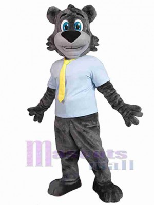 Funny Gray Bear Mascot Costume Animal