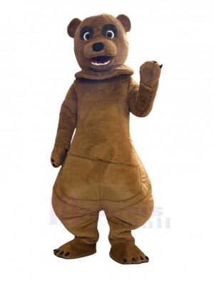 Stout Brown Bear Mascot Costume Animal