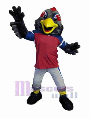 Gray Head Bird Mascot Costume Animal