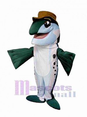 Trout Fish Mascot Costume Ocean