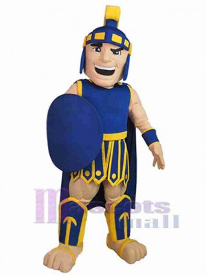Laughing Spartan Mascot Costume People