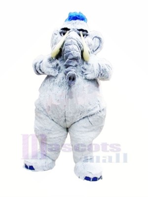 Mammoth Grey Elephant Mascot Costumes Adult	