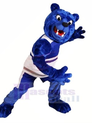 Fierce Blue Bear Mascot Costumes