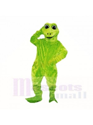 Green Friendly Lightweight Frog Mascot Costumes Cartoon