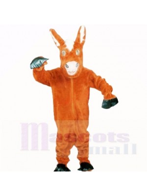 Friendly Donkey Mascot Costumes Cartoon