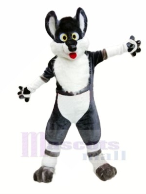 Happy Husky Dog Mascot Costumes Cartoon