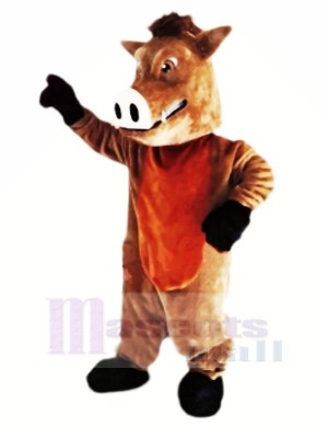 Fierce Brown Boar Mascot Costumes Cheap