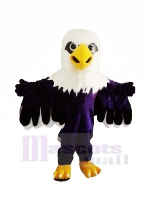 Purple Eagle Mascot Costumes Cartoon	