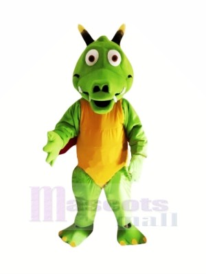 Lightweight Green Dragon Mascot Costumes Cartoon