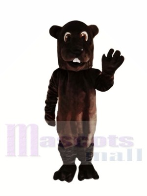 Brown Adult Beaver Mascot Costumes Animal