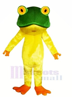 Lightweight Yellow Frog Mascot Costumes Cheap