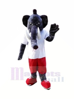 Power Grey Elephant Mascot Costumes Cartoon