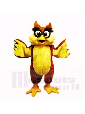 Friendly Lightweight Owl with Big Eyes Mascot Costumes School
