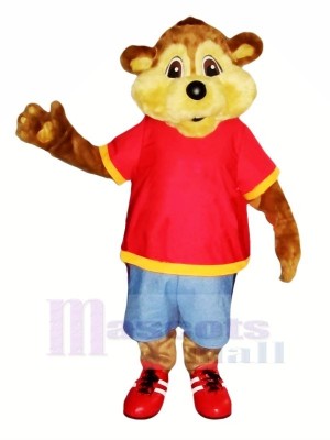 Quality Brown Beaver Mascot Costumes Cartoon	