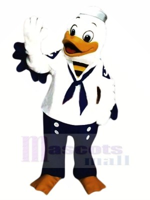 Cute Sailor Duck Mascot Costumes Cartoon