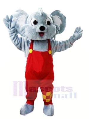 Happy Grey Koala Mascot Costumes Cheap