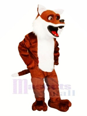 Lovely Brown Fox Mascot Costumes Cartoon