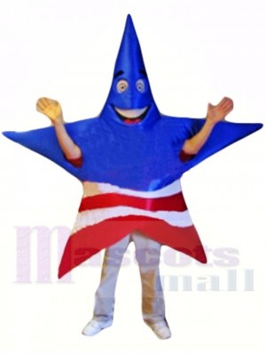 American Patriot Star Mascot Costume 