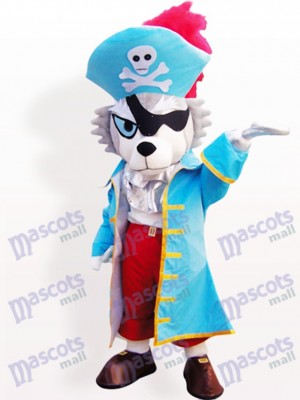 Pirate Wolf Animal Adult Mascot Funny Costume