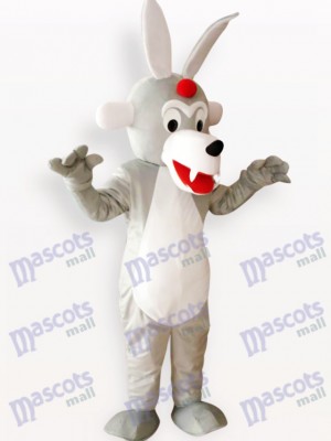 Timber Wolf Animal Adult Mascot Costume