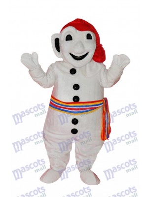 Snowman Mascot Costume Christmas Xmas