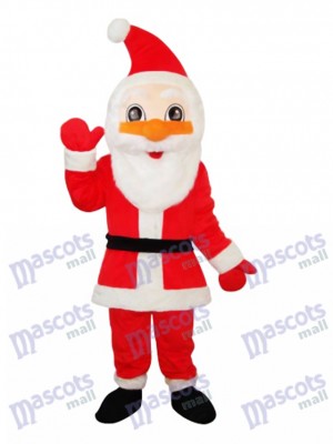 Santa Claus Mascot Adult Costume Christmas Xmas