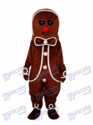 Gingerbread Man Mascot Adult Costume Christmas Xmas