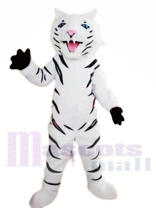 Fierce White Tiger Mascot Costumes 