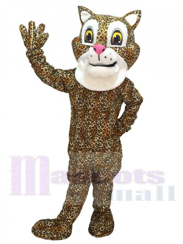 New Cute Friendly Jaguar Mascot Costume