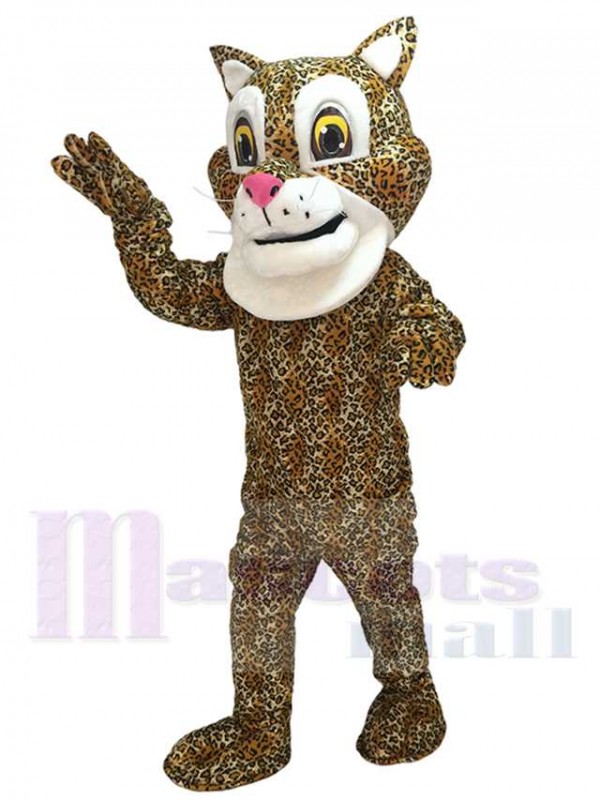 New Cute Friendly Jaguar Mascot Costume