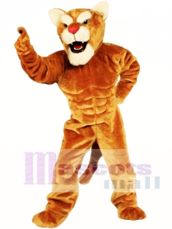 Cougar Power Cat Mascot Costume