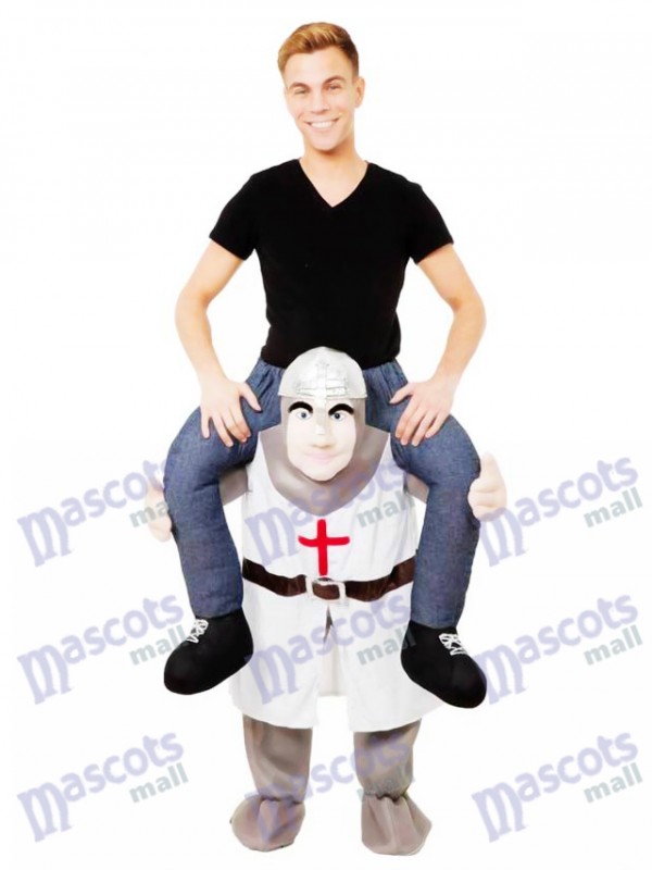 The Crusades Piggy Back Carry Me Mascot Costume Crusader Knight Fancy Dress
