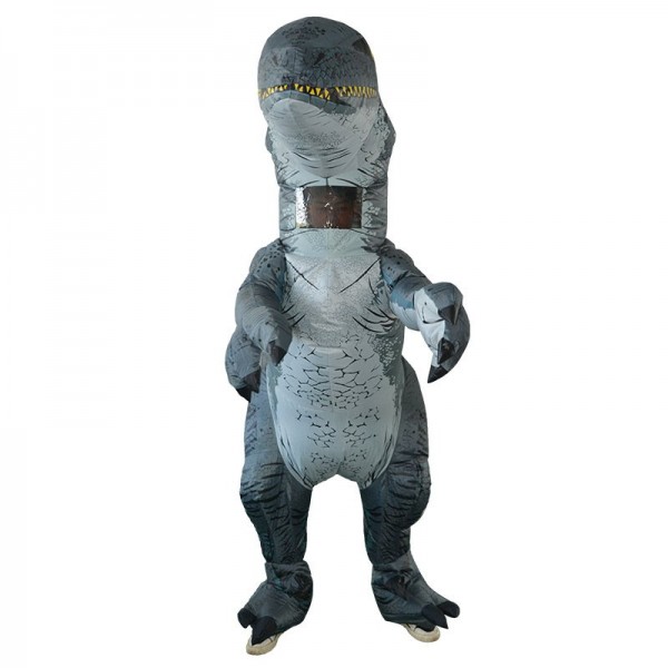 Velociraptor Dinosaur Inflatable Costume Halloween Xmas Cosplay Costume ...