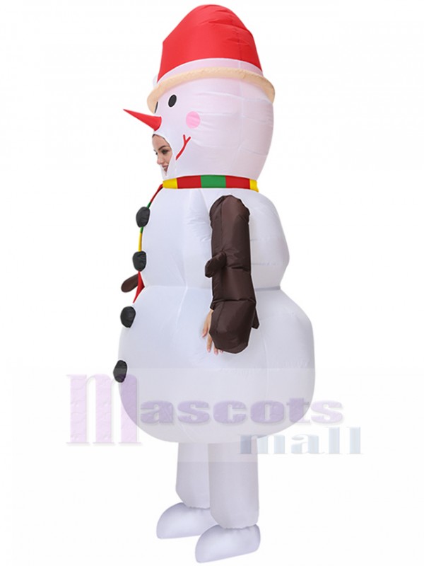 snowman inflatable costume