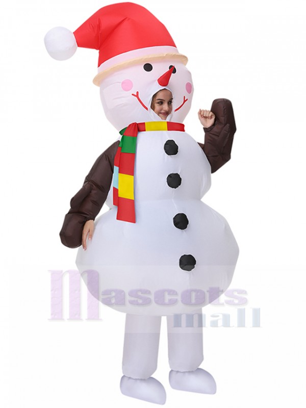 snowman inflatable costume