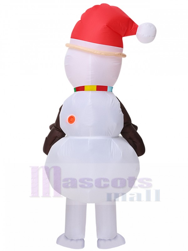 snowman inflatable costume