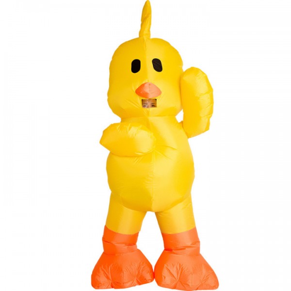 Yellow Duck Inflatable Halloween Christmas Costume for Adult
