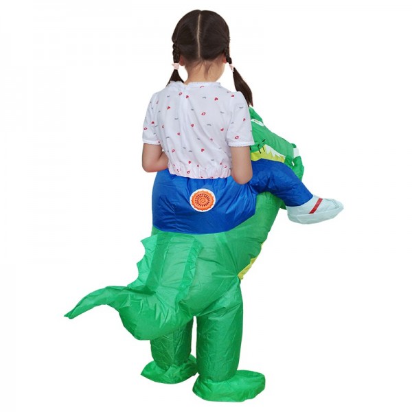 Crocodile Alligator Carry me Ride on Inflatable Costume Halloween ...