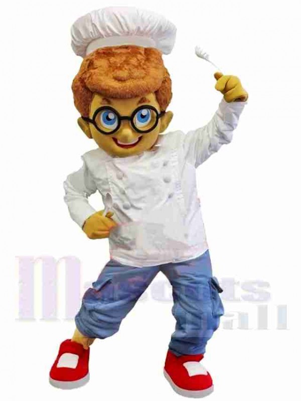 Junior Chefs Kid Chef Boy Mascot Costume