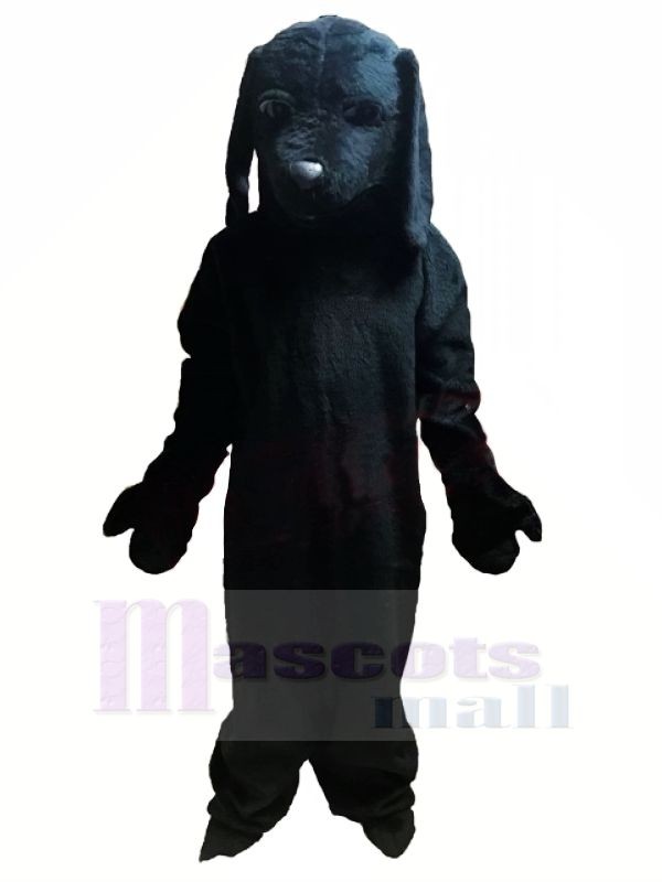 All Black Dog Mascot Costumes Animal