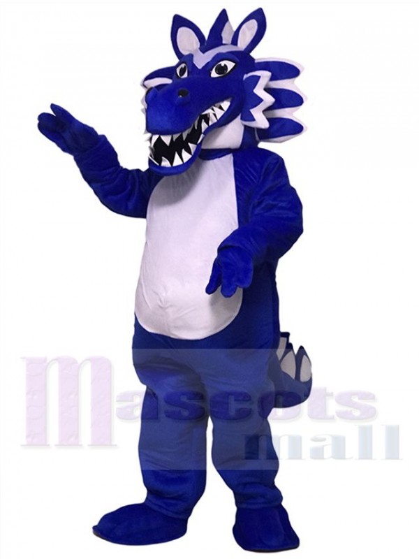 Oriental Blue Dragon Mascot Costume Animal