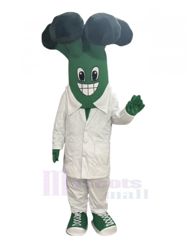 Broccoli mascot costume