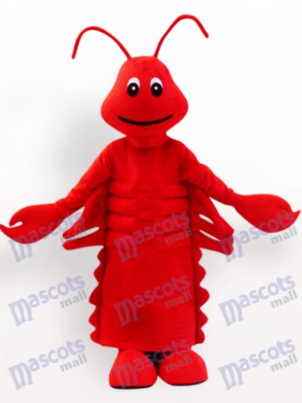 Red Lobster Cartoon Adult Mascot Costume