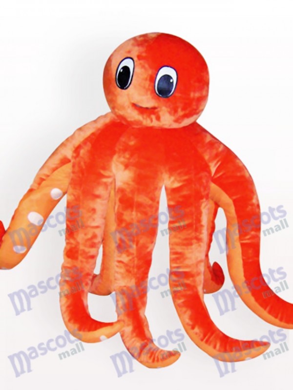 Octopus Cartoon Adult Mascot Costume