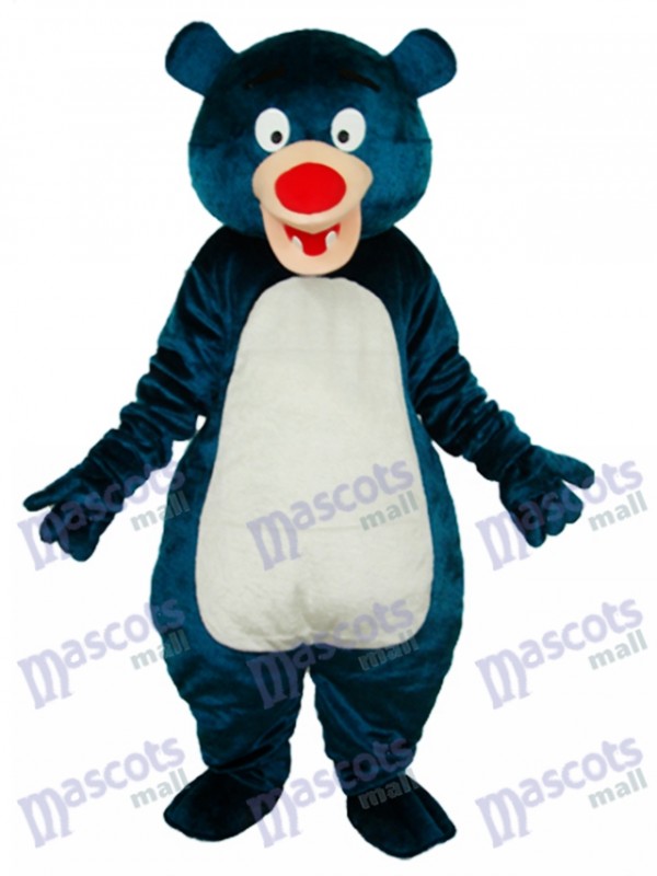 Blue Bear Mascot Adult Costume