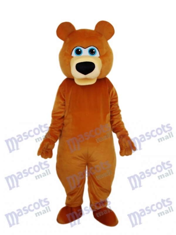 Strange Brown Bear Mascot Adult Costume