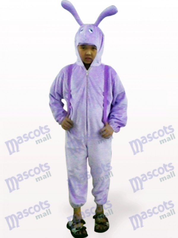 Purple Snail Open Face Kids Insect Mascot Costume